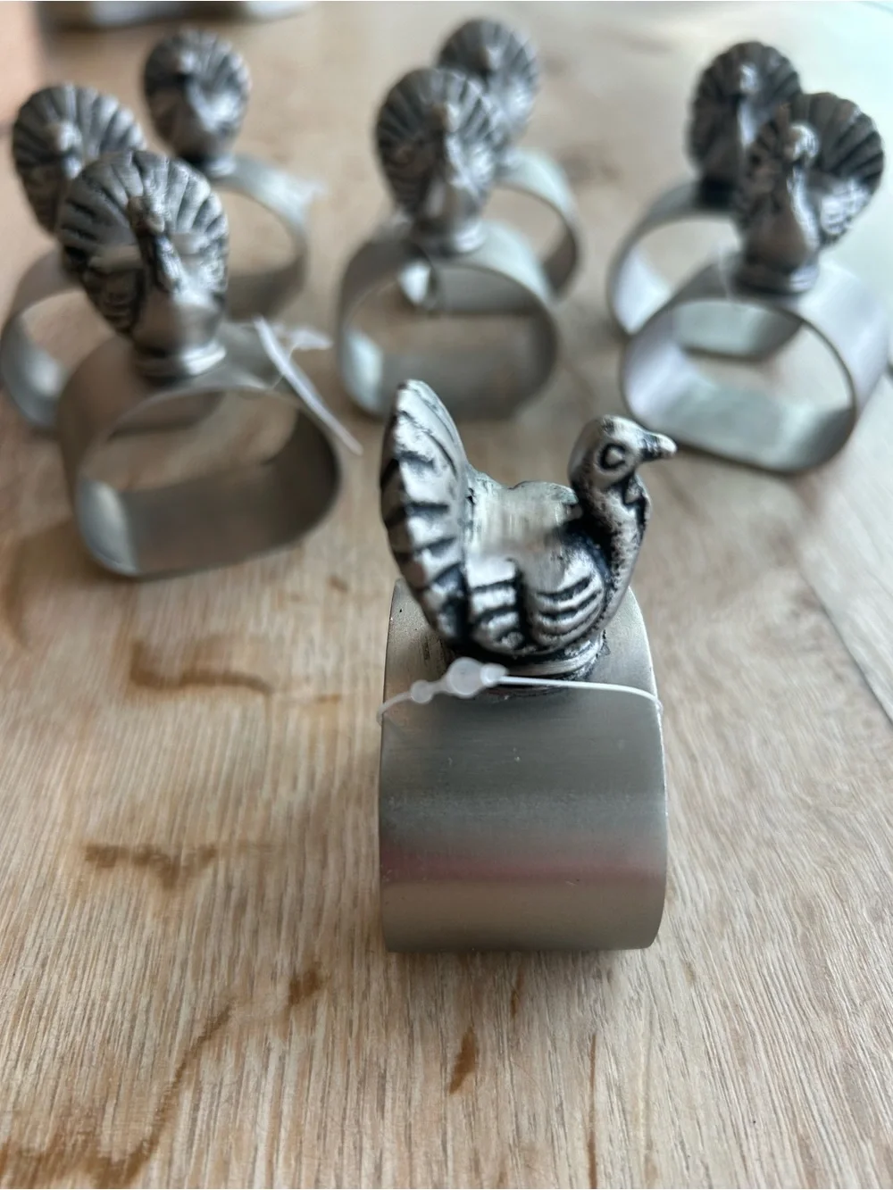 Crate & Barrel Turkey Napkin rings
